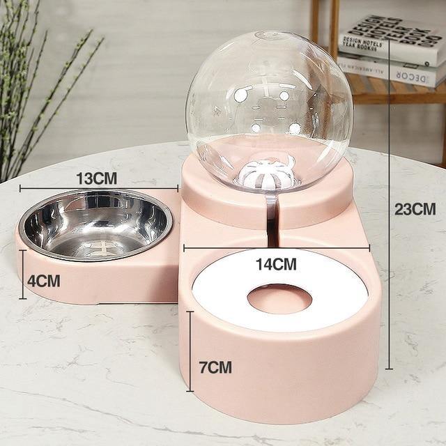 2-in-1 Pet Feeder with Automatic Water Dispenser - Premium Pet products - Just €31.95! Shop now at San Rocco Italia