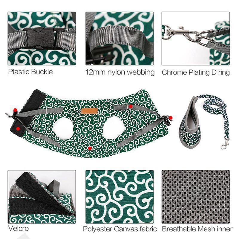 Cat Walking Jacket Harness and Leash - Premium Pet products - Just €31.95! Shop now at San Rocco Italia