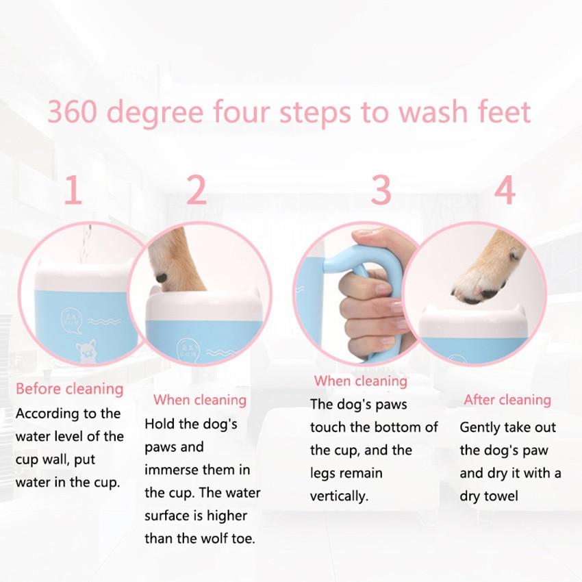 Dog Paw Washing Cup - Premium Pet products - Just €37.95! Shop now at San Rocco Italia