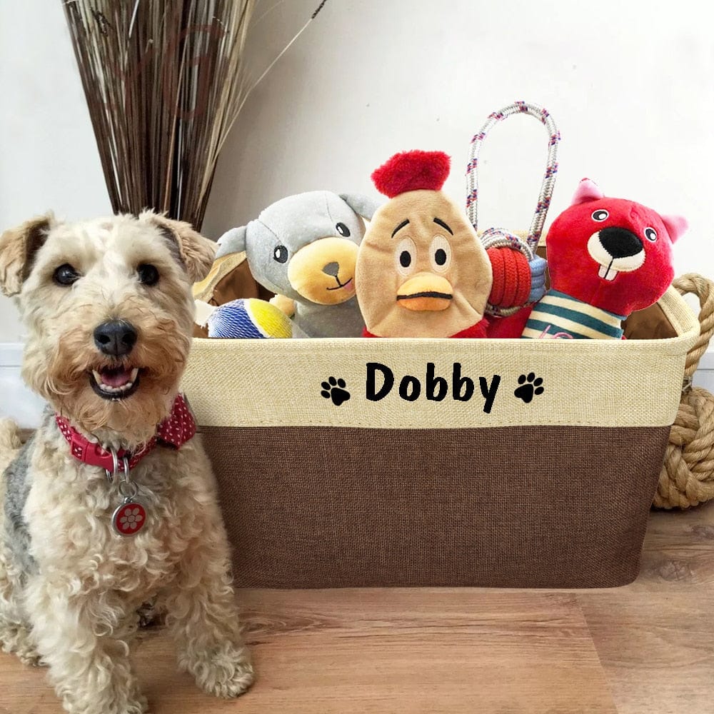 Personalised dog toy clearance box