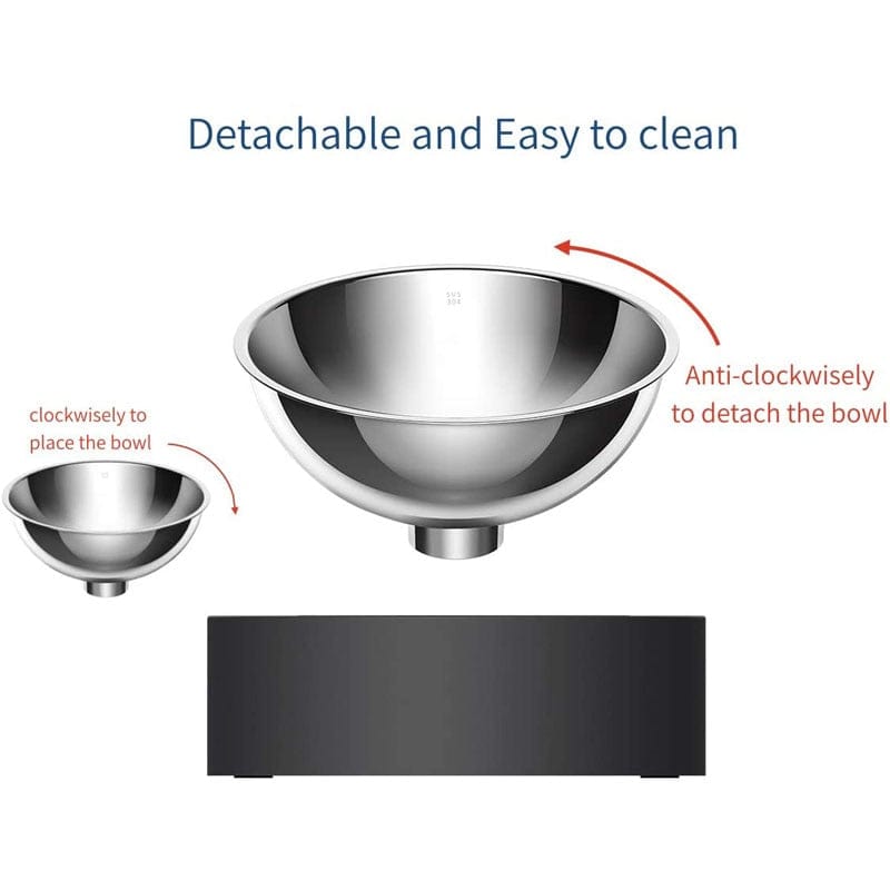Stainless Steel Adjustable Pet Bowls - www.sanroccoitalia.it - Pet products
