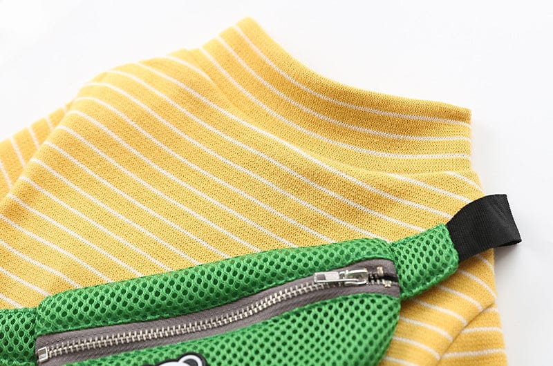 Striped Pet Pullover with Bum Bag - Premium Pet products - Just €20.95! Shop now at San Rocco Italia