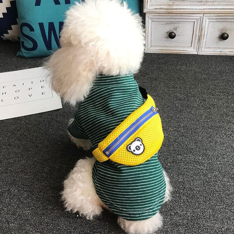Striped Pet Pullover with Bum Bag - Premium Pet products - Just €20.95! Shop now at San Rocco Italia