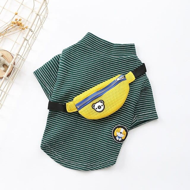 Striped Pet Pullover with Bum Bag - Premium Pet products - Just €20.95! Shop now at San Rocco Italia