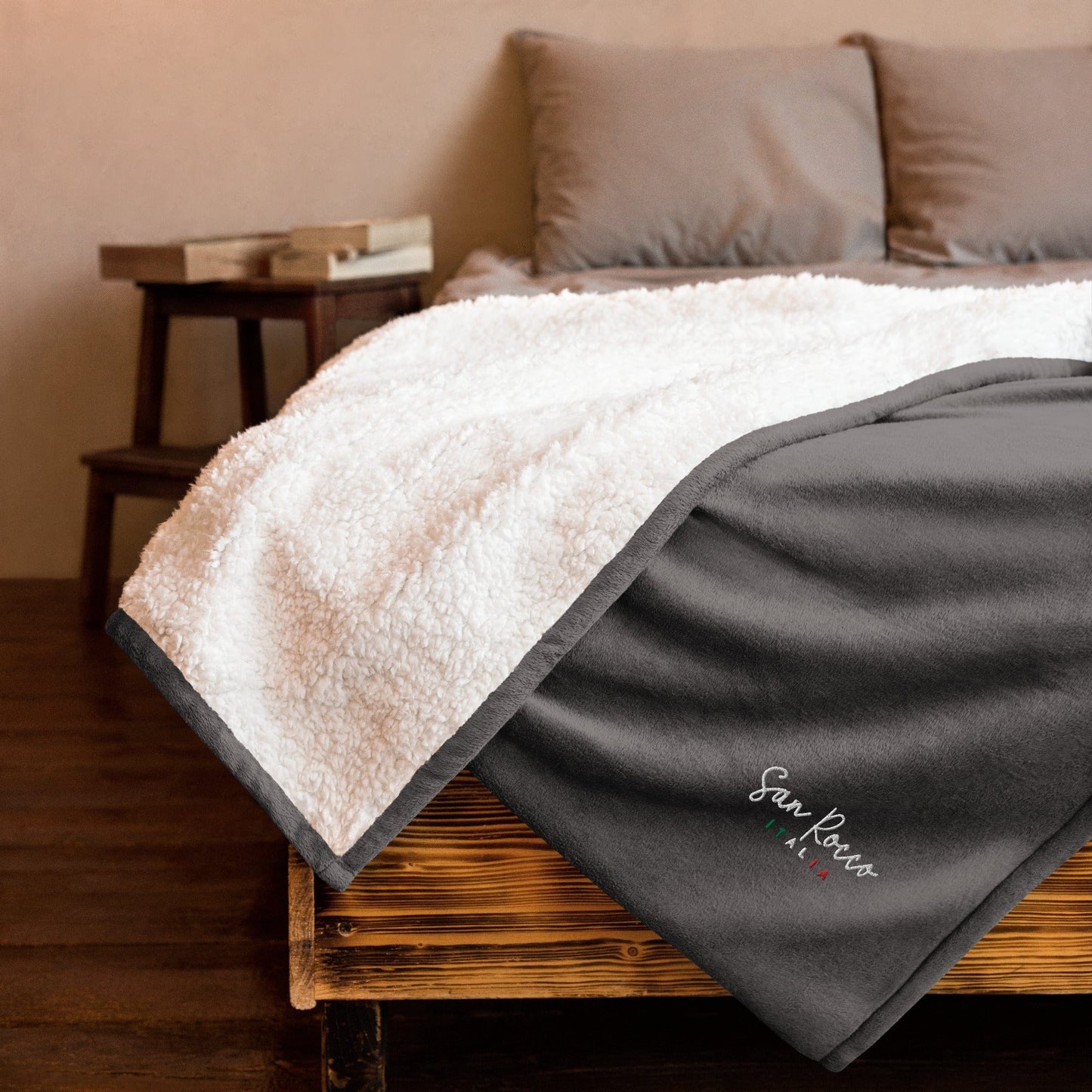 Premium San Rocco Italia sherpa blanket - Blanket - San Rocco Italia