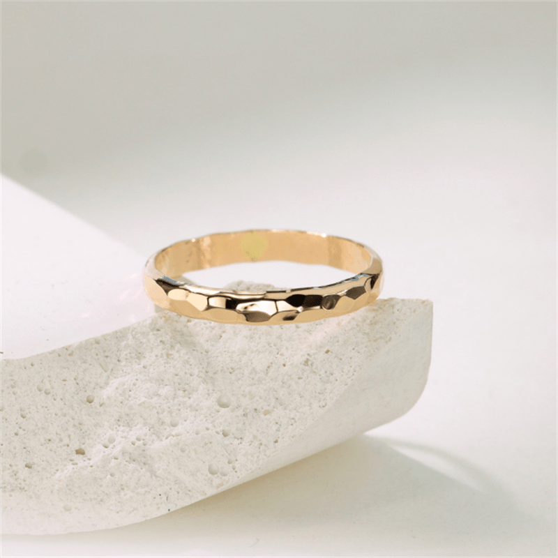 Hand Hammered 14K Gold Filled Rings - Premium Rings - Just €99.95! Shop now at San Rocco Italia