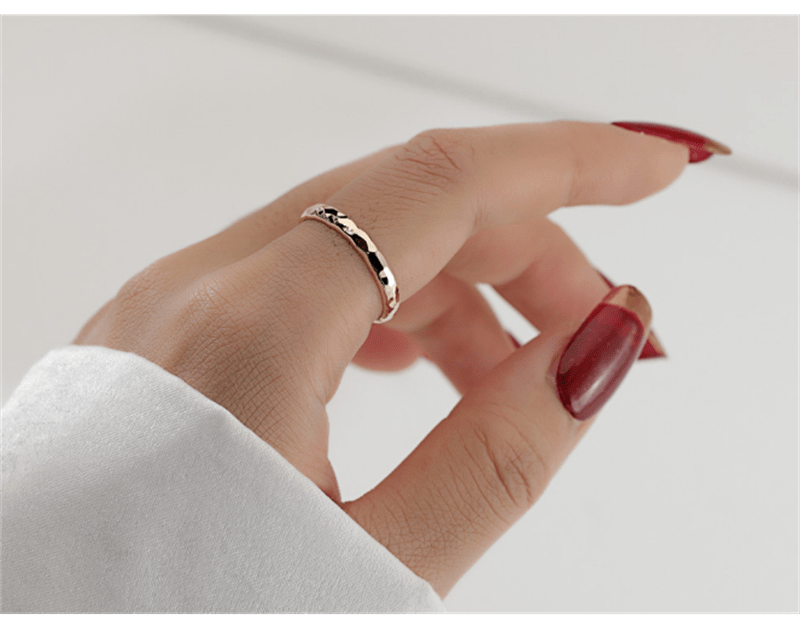 Hand Hammered 14K Gold Filled Rings - Premium Rings - Just €99.95! Shop now at San Rocco Italia