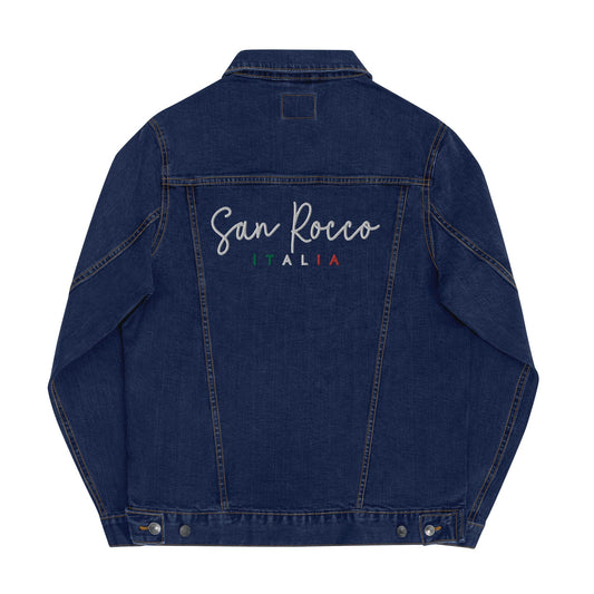 Classic Denim / S San Rocco Italia embroidered denim jacket - unisex San Rocco Italia