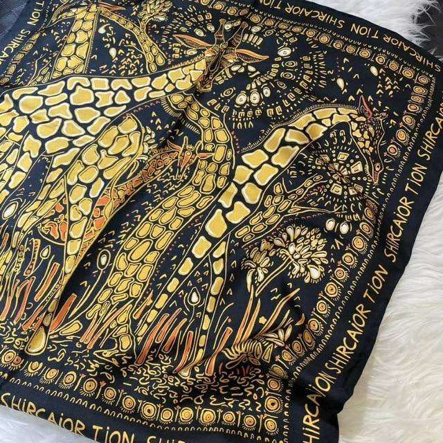 100% Silk Wild Animal Print Scarves - 70x70 cm - Premium Scarf - Just €38.95! Shop now at San Rocco Italia
