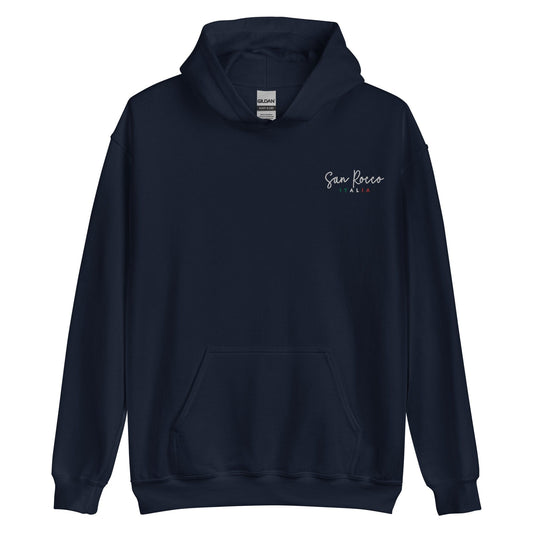 Shirts & Tops San Rocco Italia Embroidered Logo Unisex Hoodie San Rocco Italia