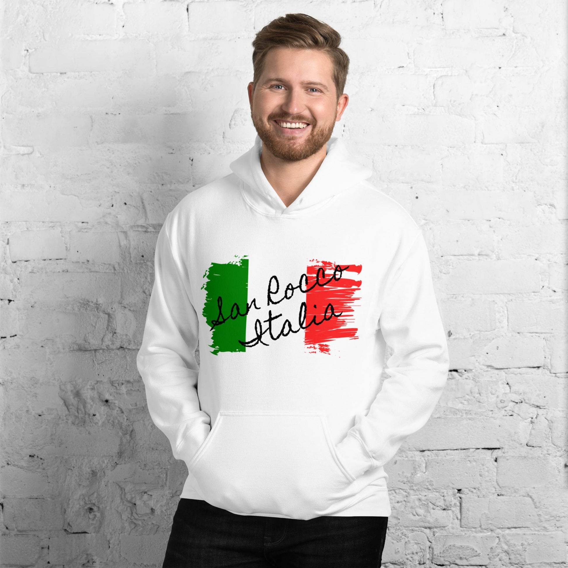 Shirts & Tops San Rocco Italia Hoodie with the Italian Flag San Rocco Italia