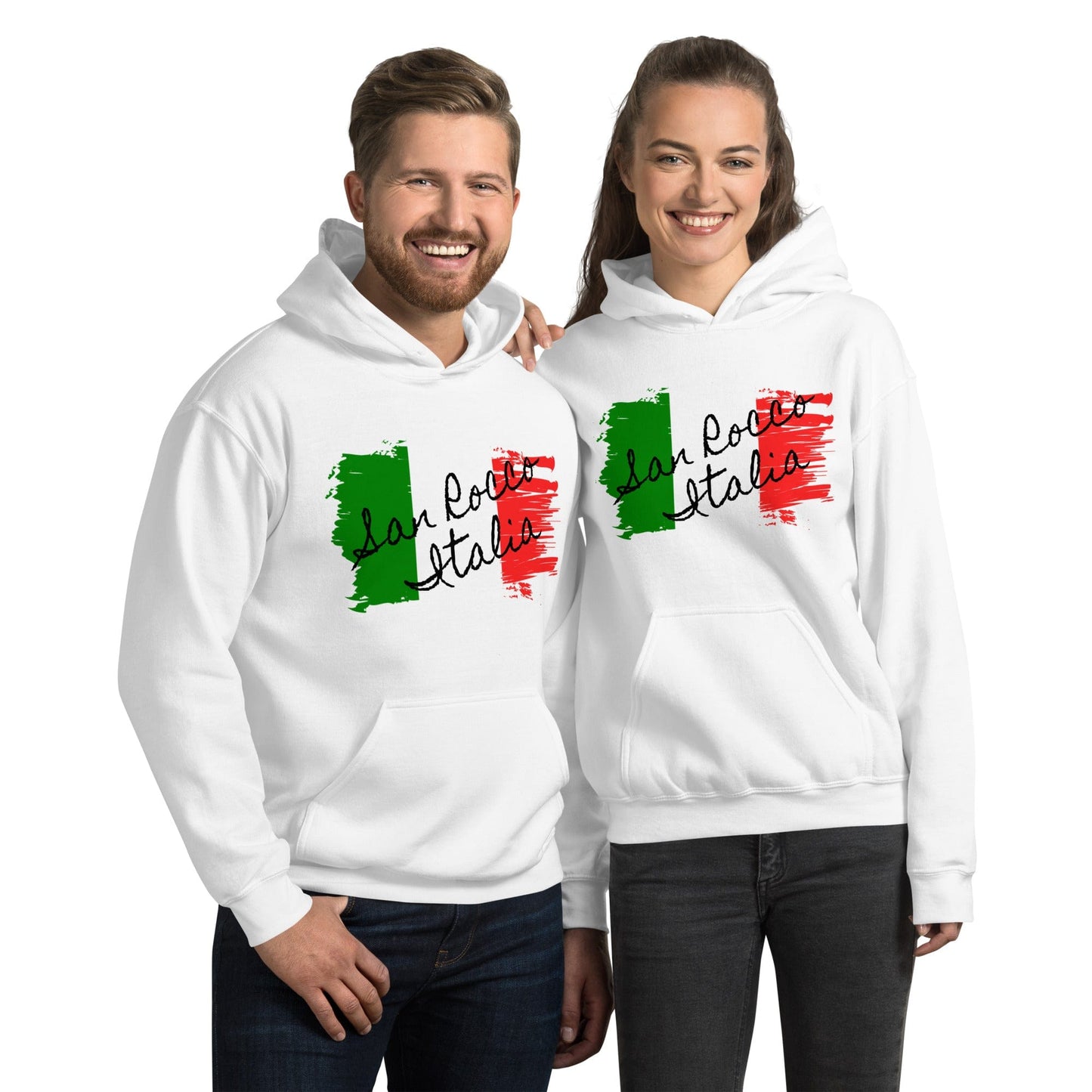 Shirts & Tops San Rocco Italia Hoodie with the Italian Flag San Rocco Italia
