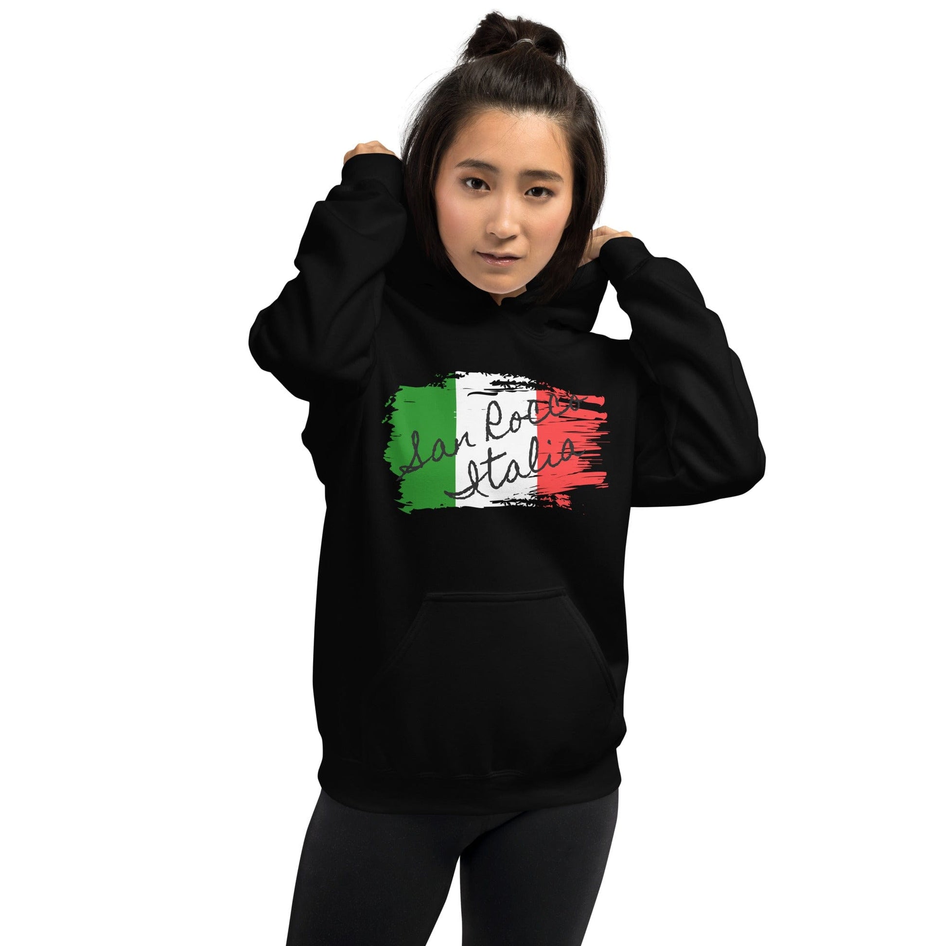 San Rocco Italia Hoodie with the Italian Flag - Premium Shirts & Tops - Shop now at San Rocco Italia