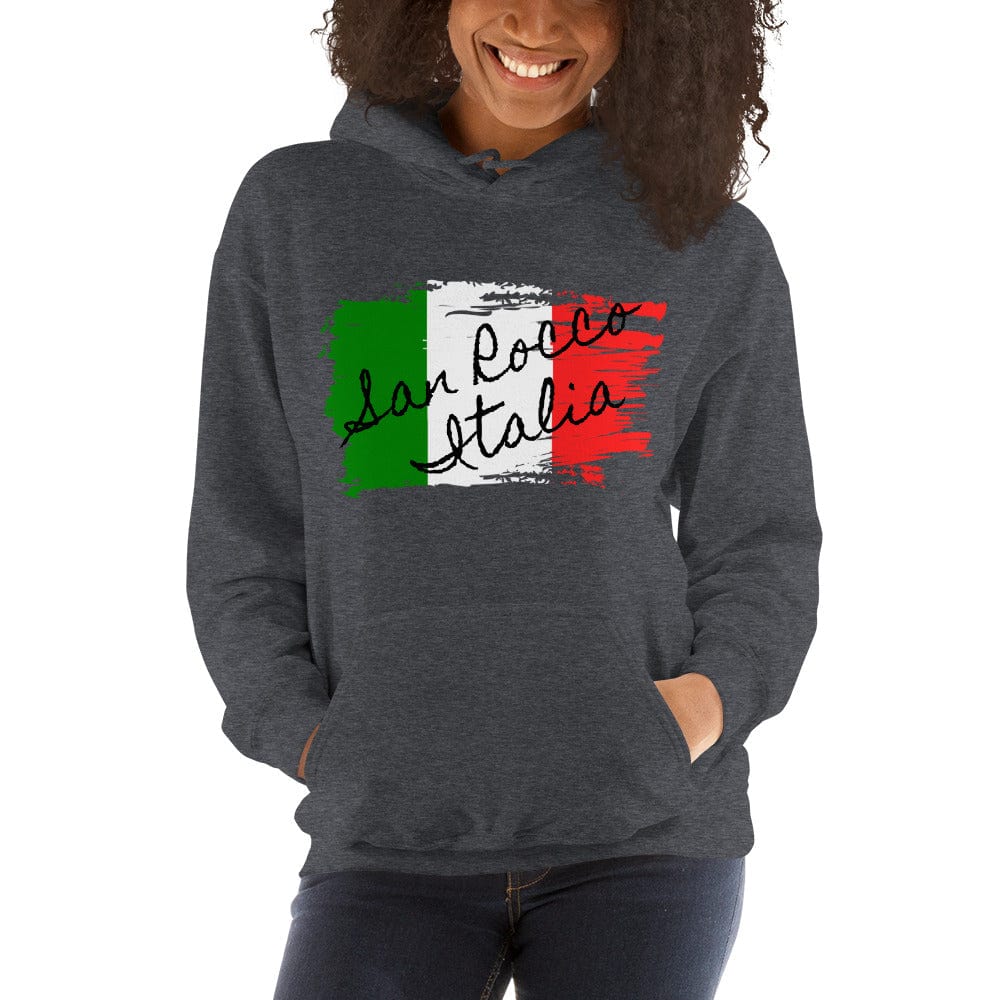 San Rocco Italia Hoodie with the Italian Flag - Premium Shirts & Tops - Shop now at San Rocco Italia