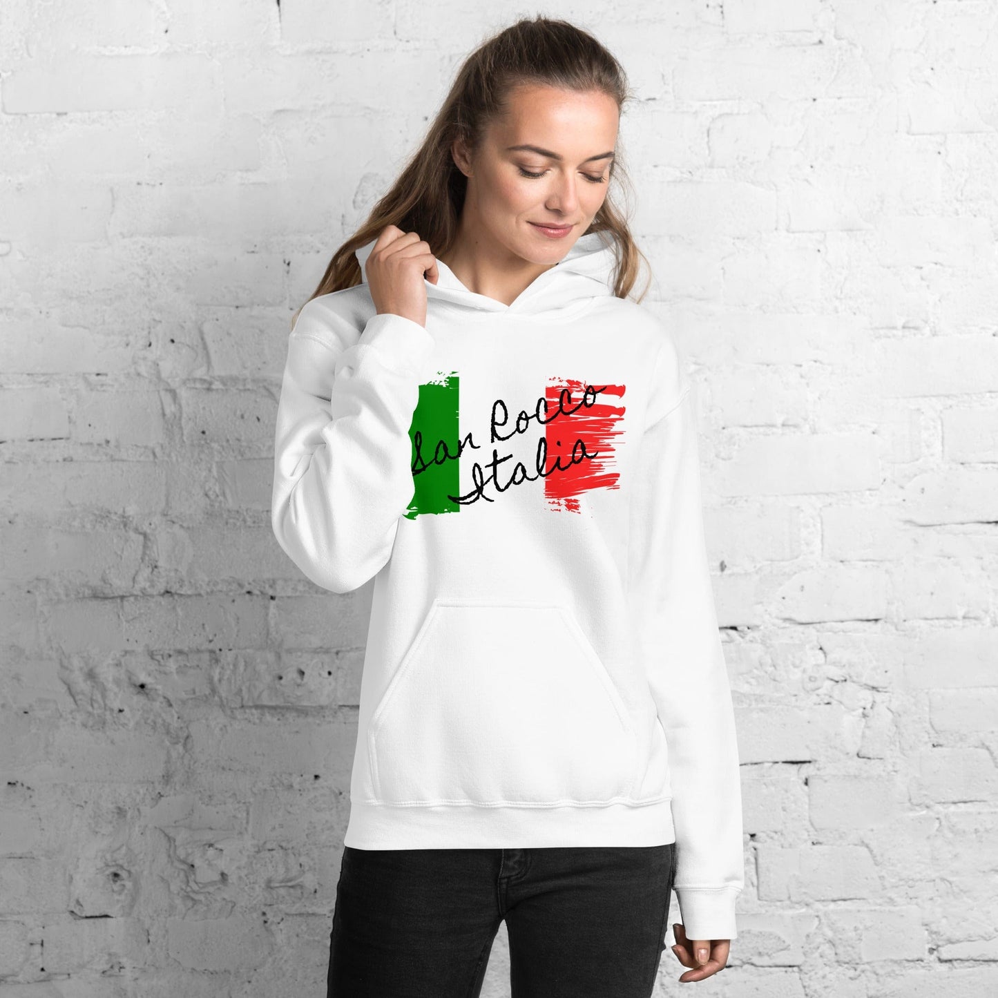 Shirts & Tops San Rocco Italia Hoodie with the Italian Flag San Rocco Italia