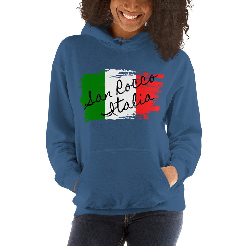 San Rocco Italia Hoodie with the Italian Flag - Premium Shirts & Tops - Shop now at San Rocco Italia