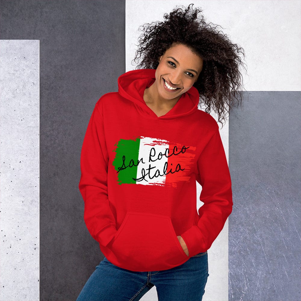 San Rocco Italia Hoodie with the Italian Flag - Premium Shirts & Tops - Shop now at San Rocco Italia