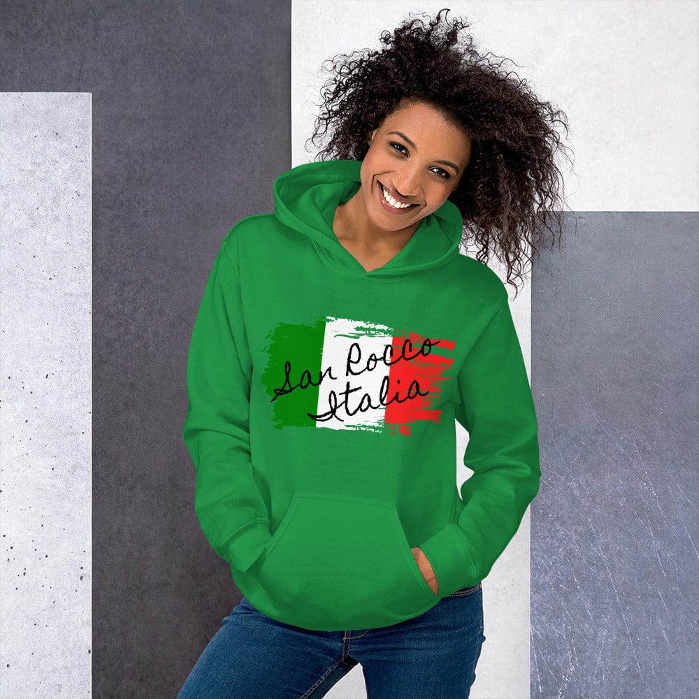 San Rocco Italia Hoodie with the Italian Flag - Premium Shirts & Tops - Shop now at San Rocco Italia