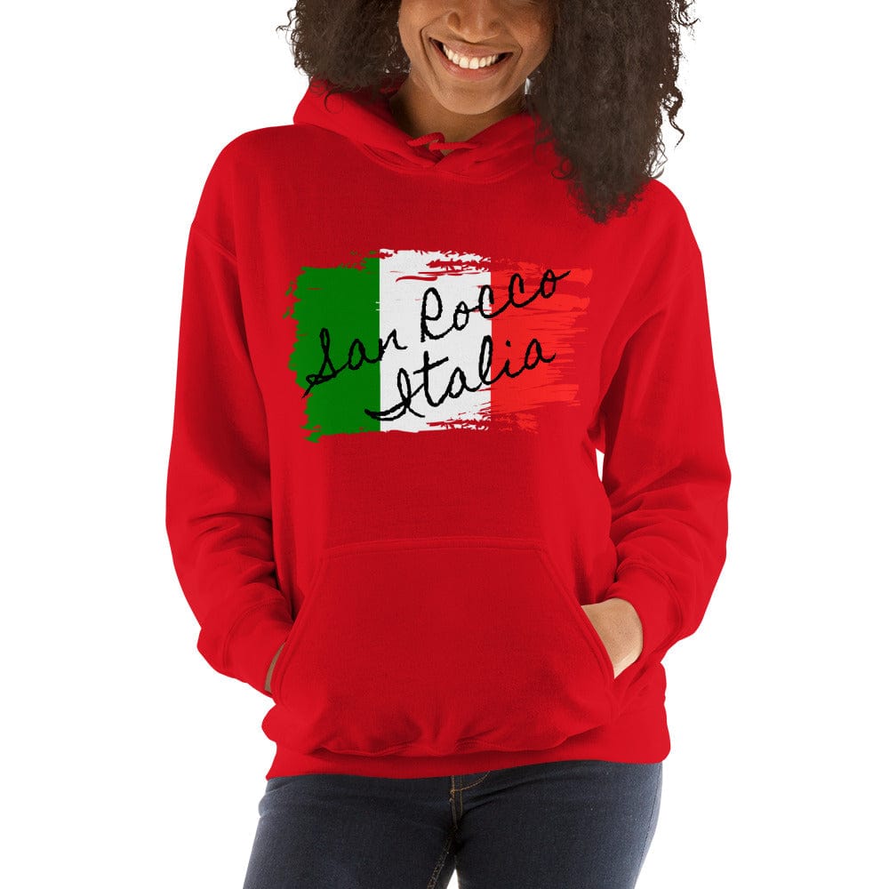 San Rocco Italia Hoodie with the Italian Flag - Premium Shirts & Tops - Shop now at San Rocco Italia