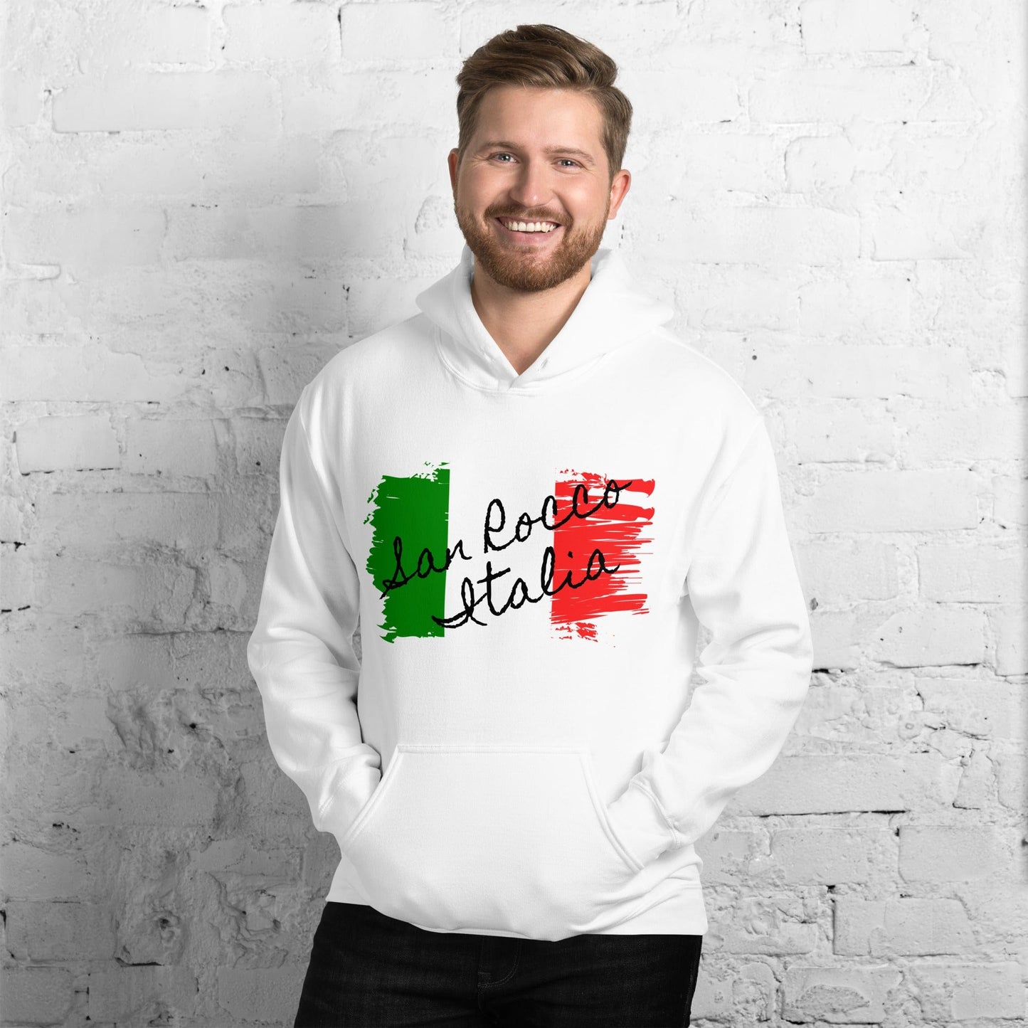 Shirts & Tops San Rocco Italia Hoodie with the Italian Flag San Rocco Italia