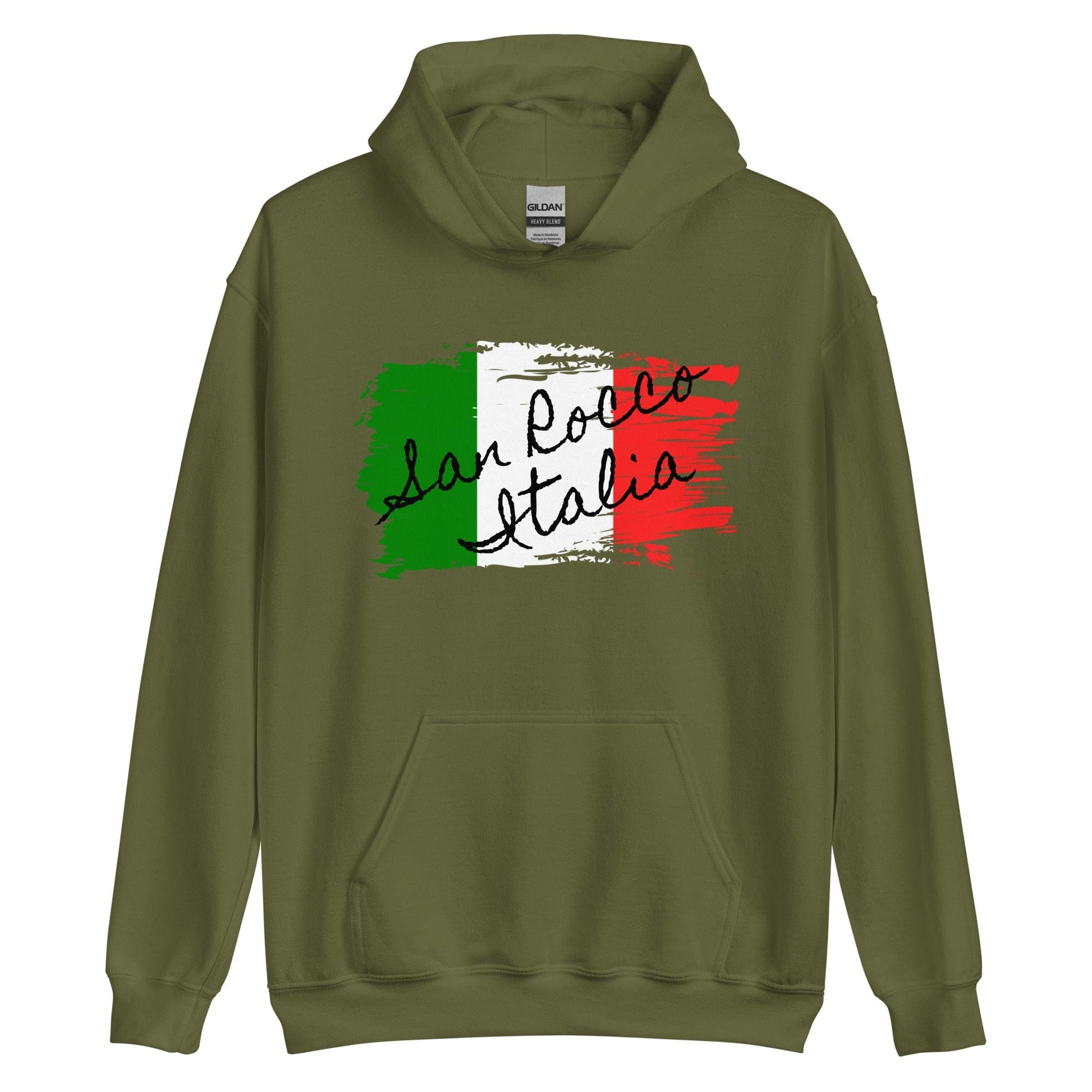 San Rocco Italia Hoodie with the Italian Flag - Premium Shirts & Tops - Shop now at San Rocco Italia