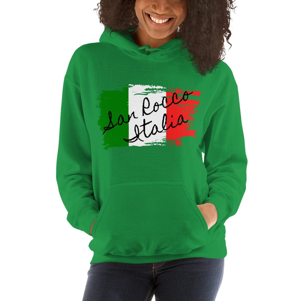 San Rocco Italia Hoodie with the Italian Flag - Premium Shirts & Tops - Shop now at San Rocco Italia