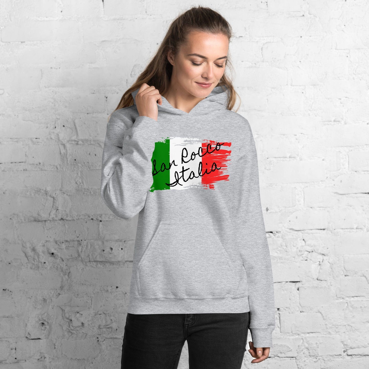 Shirts & Tops San Rocco Italia Hoodie with the Italian Flag San Rocco Italia