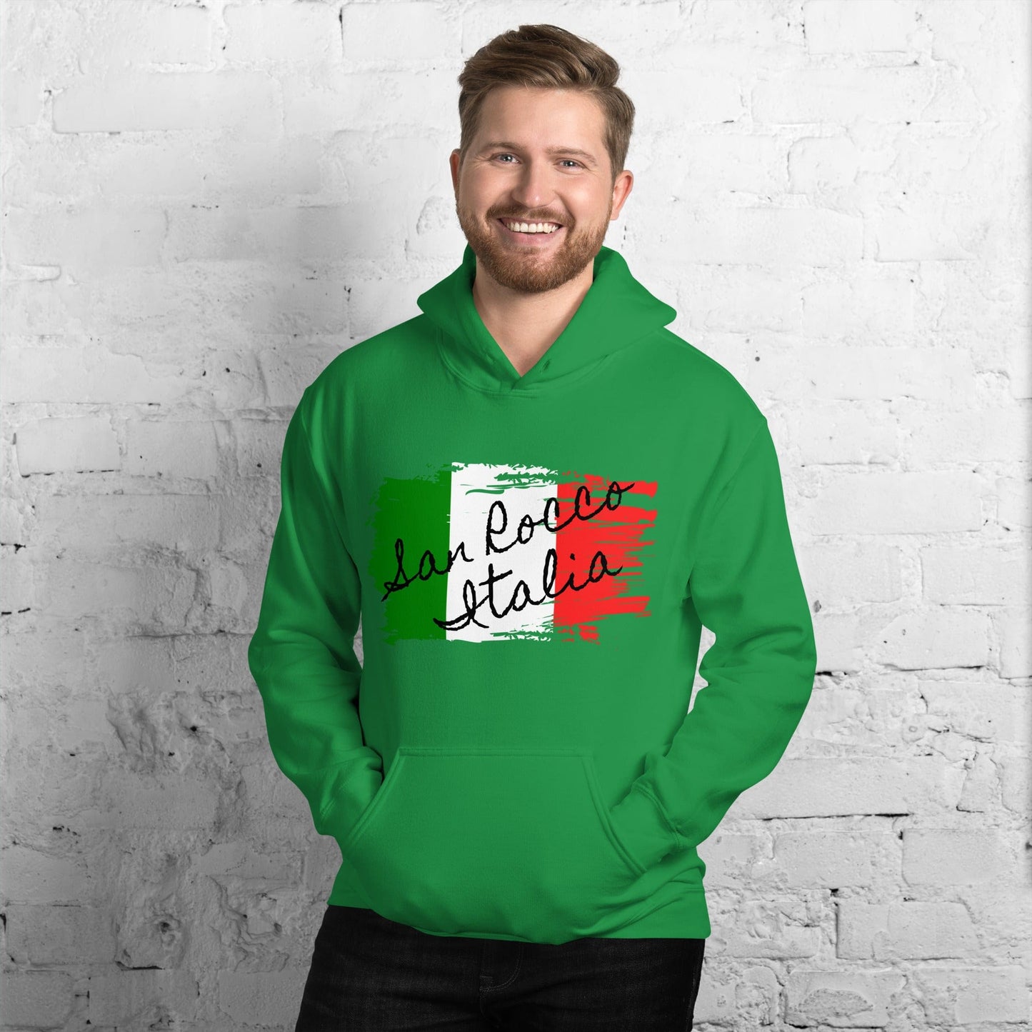 Shirts & Tops San Rocco Italia Hoodie with the Italian Flag San Rocco Italia