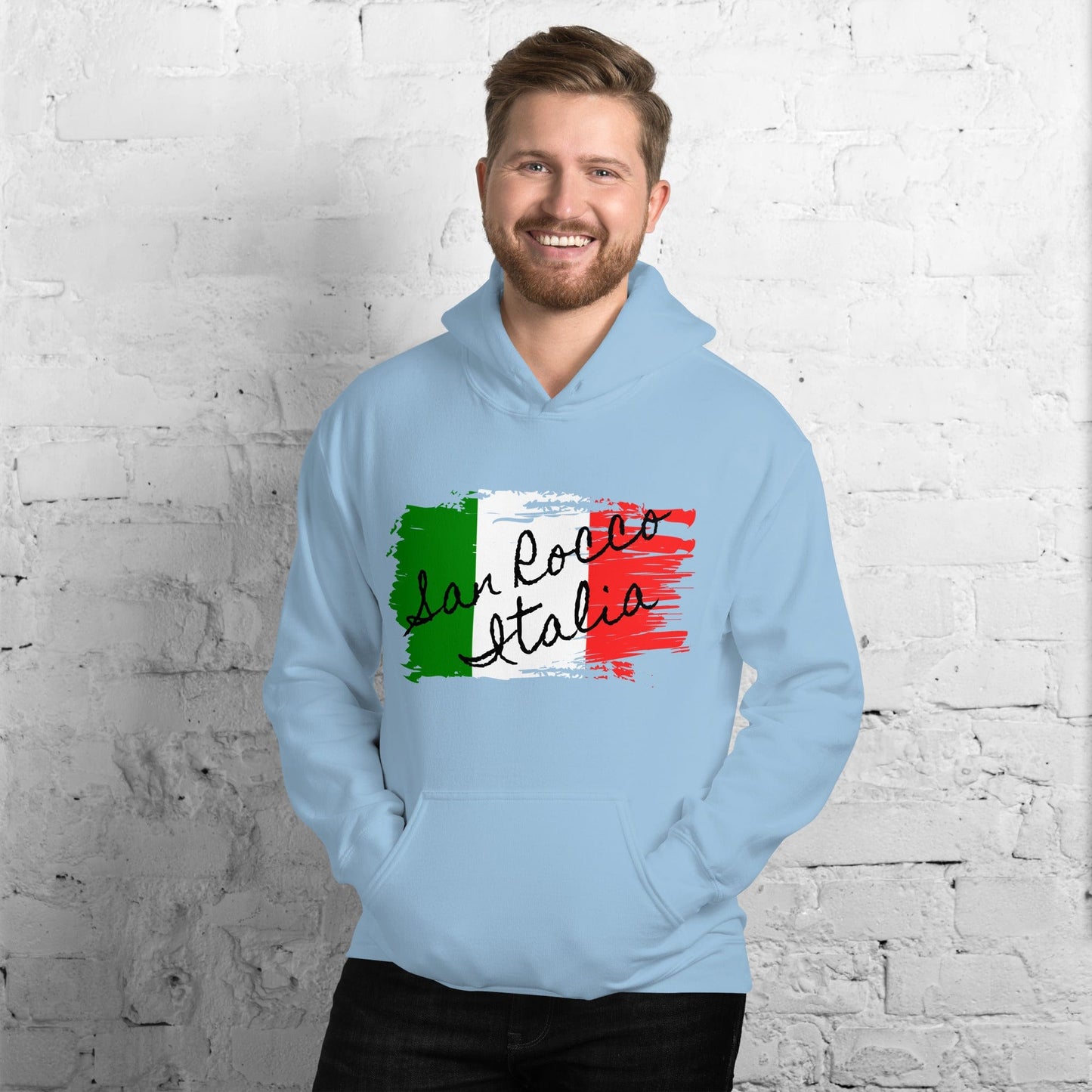 Shirts & Tops San Rocco Italia Hoodie with the Italian Flag San Rocco Italia