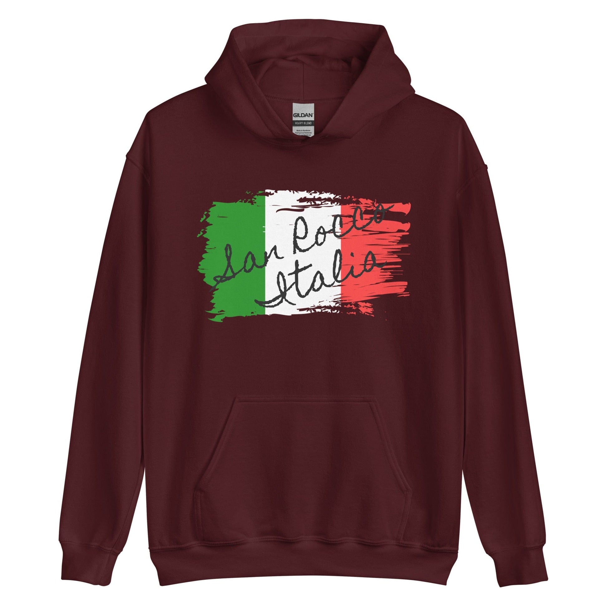 San Rocco Italia Hoodie with the Italian Flag - Premium Shirts & Tops - Shop now at San Rocco Italia