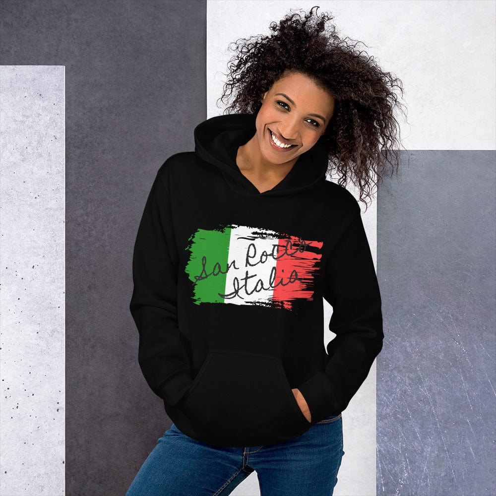 San Rocco Italia Hoodie with the Italian Flag - Premium Shirts & Tops - Shop now at San Rocco Italia