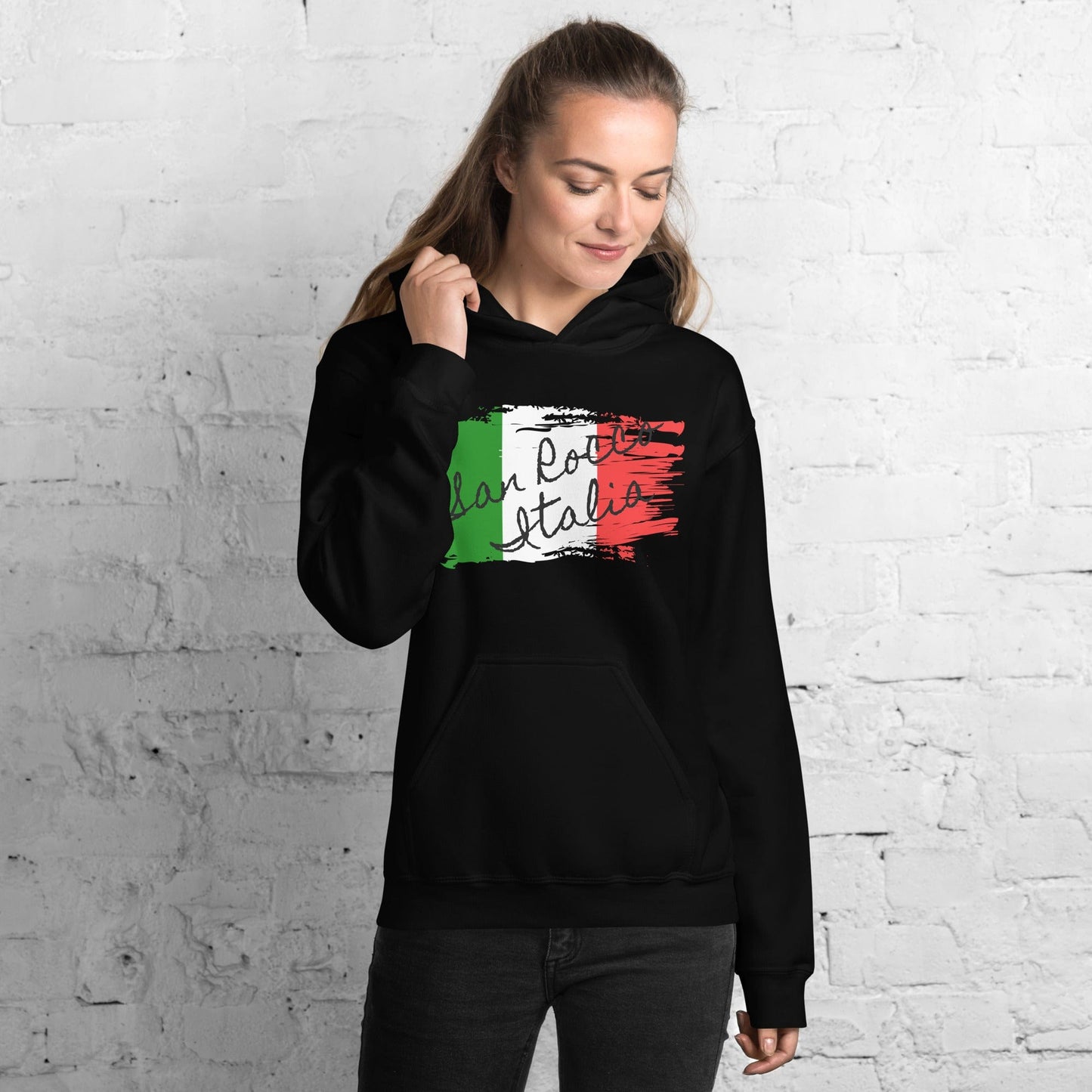 Shirts & Tops San Rocco Italia Hoodie with the Italian Flag San Rocco Italia