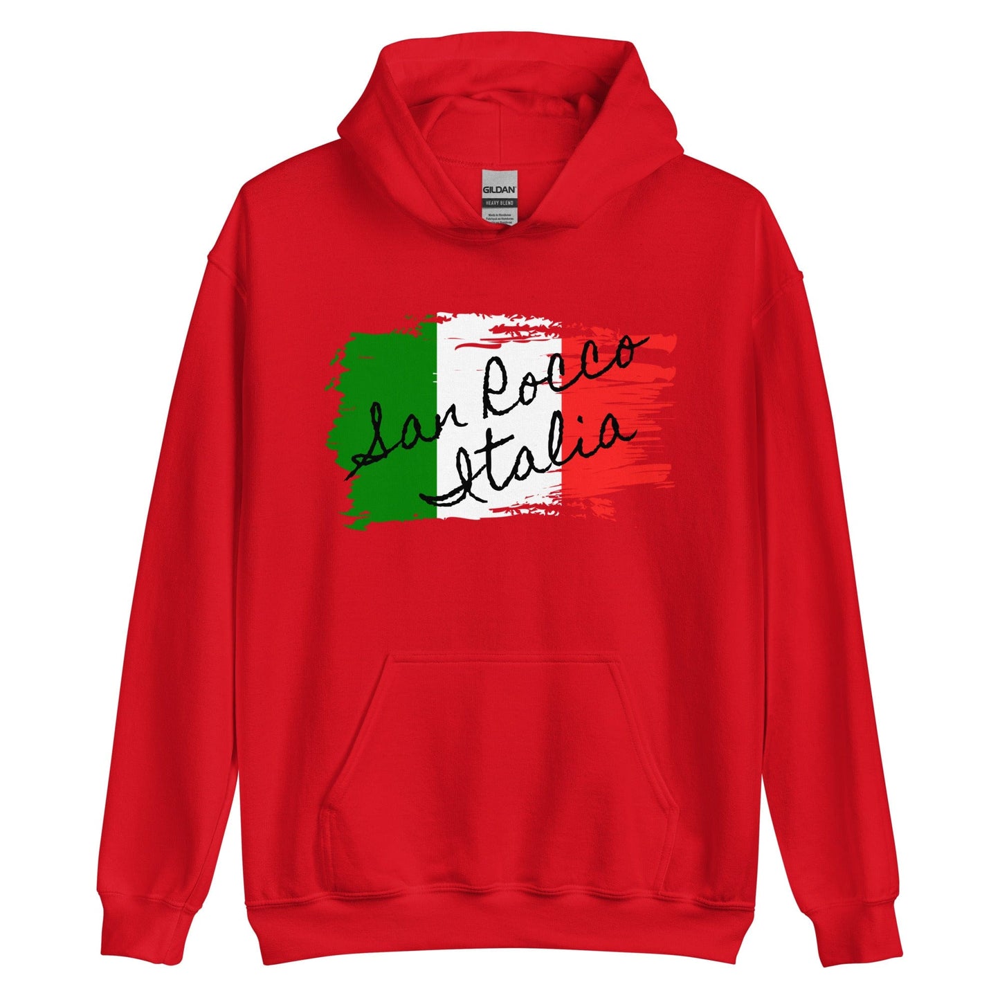 San Rocco Italia Hoodie with the Italian Flag - Premium Shirts & Tops - Shop now at San Rocco Italia