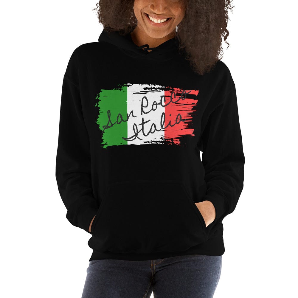 San Rocco Italia Hoodie with the Italian Flag - Premium Shirts & Tops - Shop now at San Rocco Italia