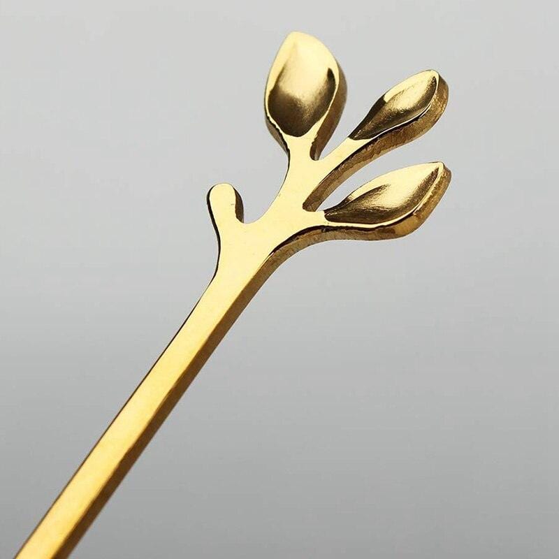 Leaf Spoons - Set of 8 - Silverware - sanroccoitalia.it