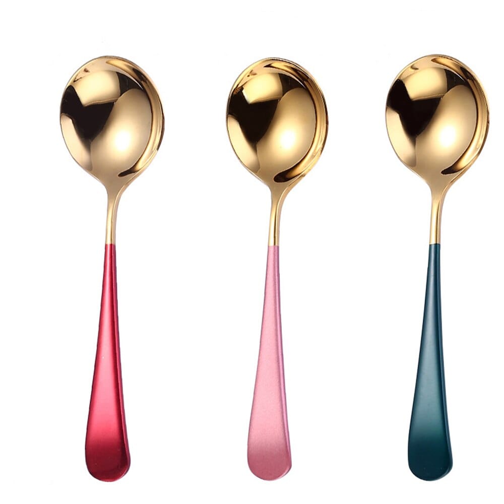 Surise Trio Stainless Steel Spoons - Set of 3 - Premium Silverware - Just €23.95! Shop now at San Rocco Italia