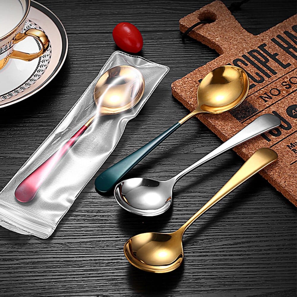 Surise Trio Stainless Steel Spoons - Set of 3 - Premium Silverware - Just €23.95! Shop now at San Rocco Italia