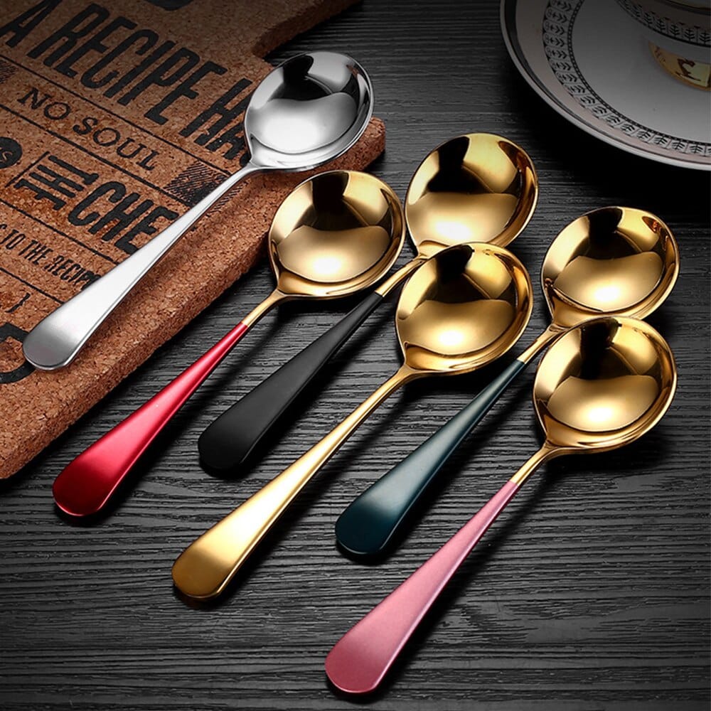 Surise Trio Stainless Steel Spoons - Set of 3 - Premium Silverware - Just €23.95! Shop now at San Rocco Italia