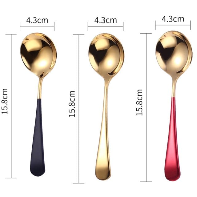 Surise Trio Stainless Steel Spoons - Set of 3 - Premium Silverware - Just €23.95! Shop now at San Rocco Italia