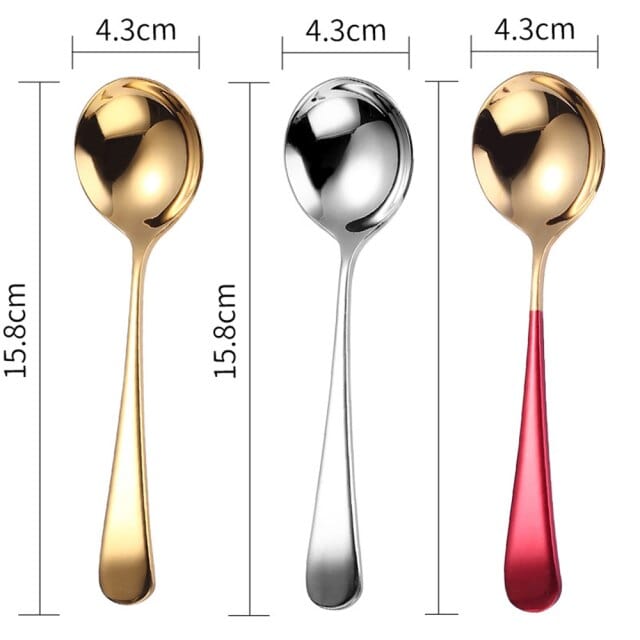 Surise Trio Stainless Steel Spoons - Set of 3 - Premium Silverware - Just €23.95! Shop now at San Rocco Italia