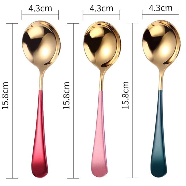 Surise Trio Stainless Steel Spoons - Set of 3 - Premium Silverware - Just €23.95! Shop now at San Rocco Italia