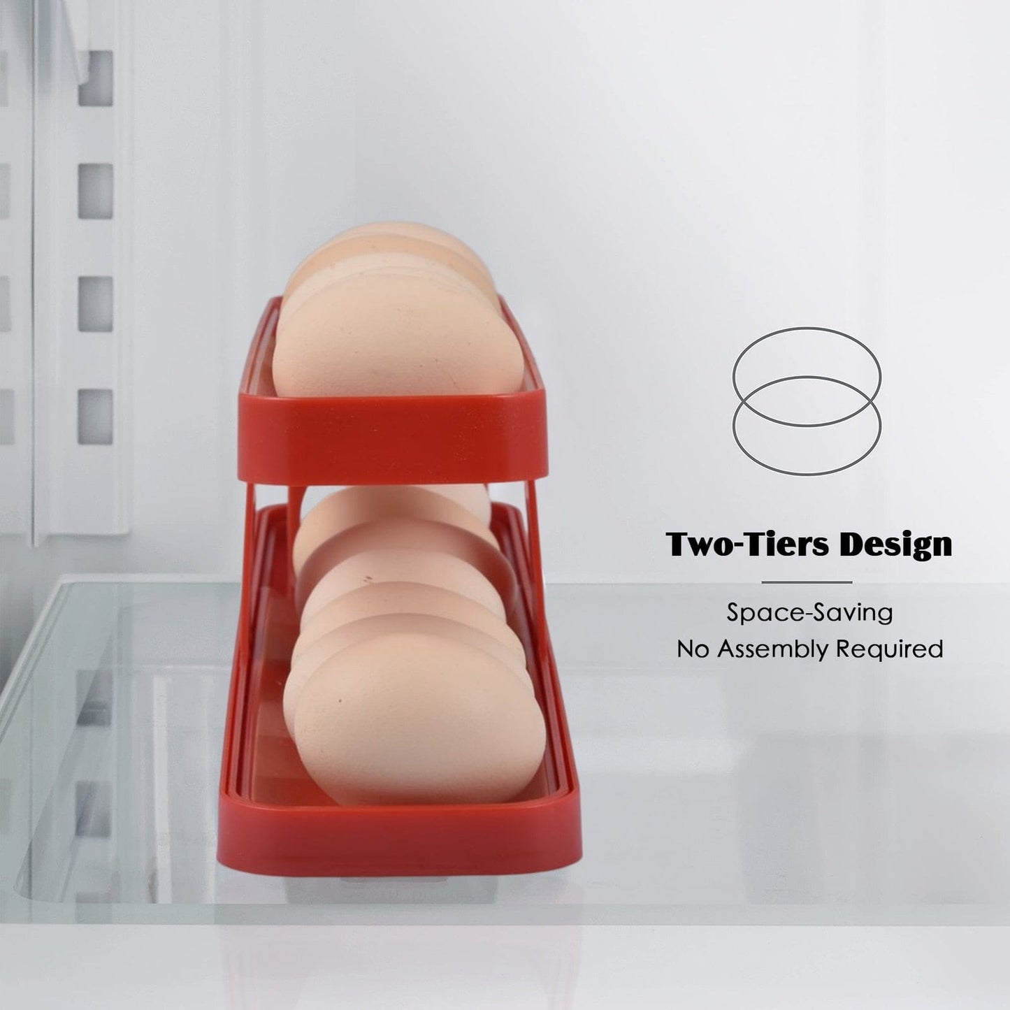 Space-Saving Roll Down Egg Dispenser - Premium Egg dispenser - Just €21.95! Shop now at San Rocco Italia