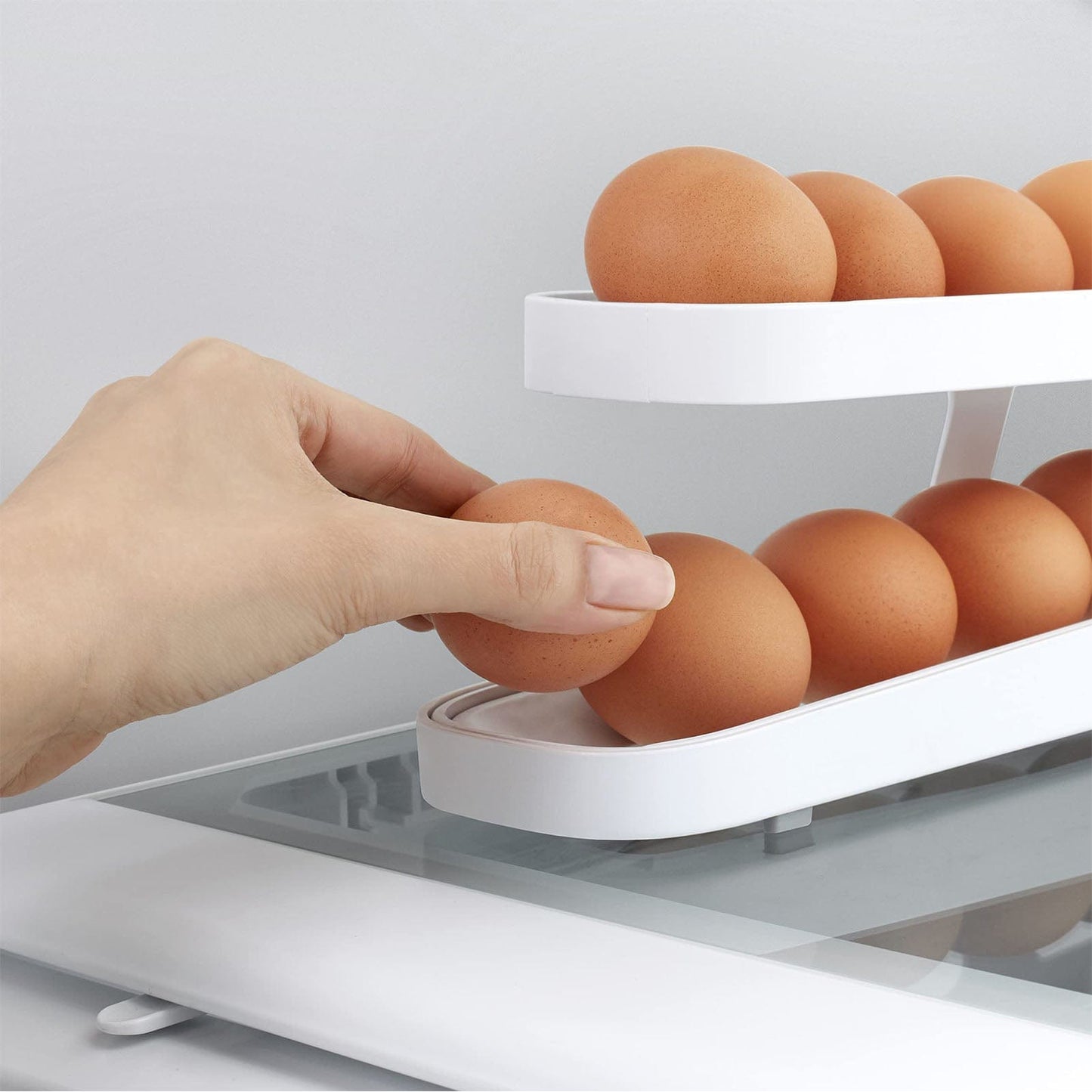 Space-Saving Roll Down Egg Dispenser - Premium Egg dispenser - Just €21.95! Shop now at San Rocco Italia