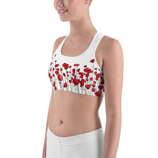 Sports Bra Running through Flowers Sports Bra San Rocco Italia