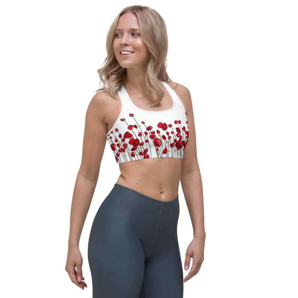 Sports Bra Running through Flowers Sports Bra San Rocco Italia