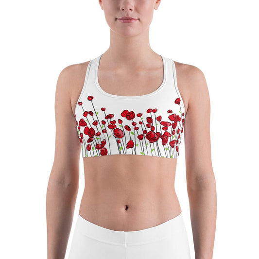 Sports Bra XS Running through Flowers Sports Bra San Rocco Italia