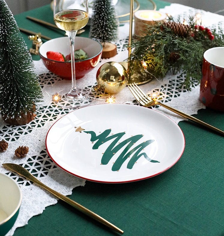 Ceramic Christmas Tableware - Plates, Coffee Mugs, and Bowls - Premium Tableware - Just €24.95! Shop now at San Rocco Italia