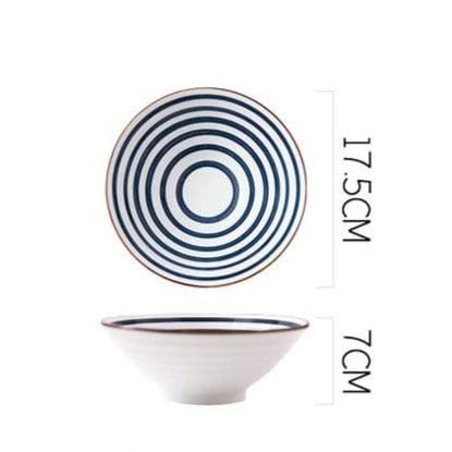 Deep Hand-Painted Coastal Bowls - Tableware - sanroccoitalia.it