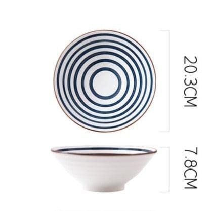 Deep Hand-Painted Coastal Bowls - Tableware - sanroccoitalia.it