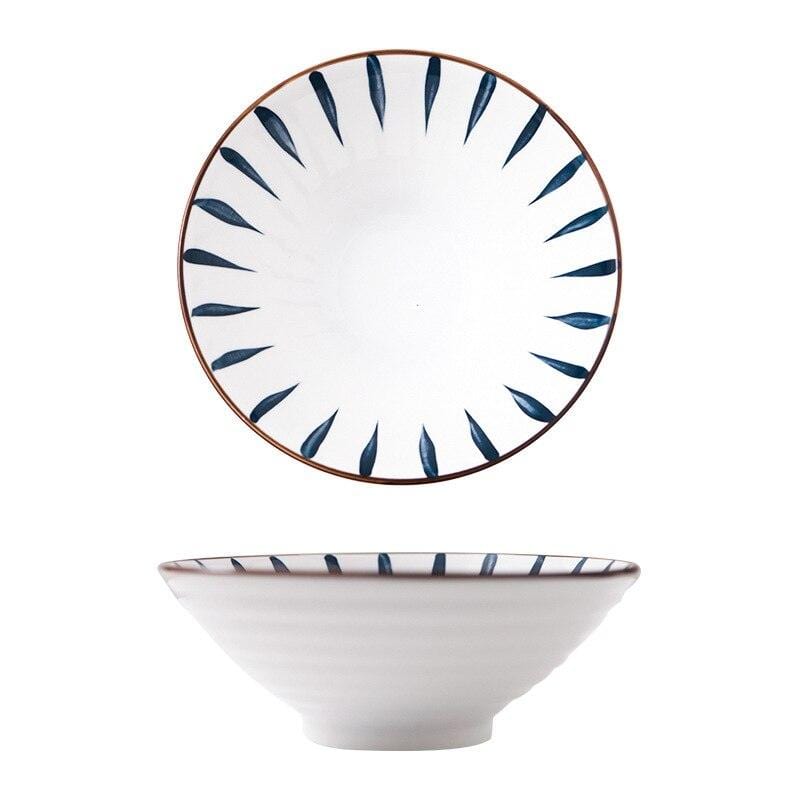 Deep Hand-Painted Coastal Bowls - Tableware - sanroccoitalia.it